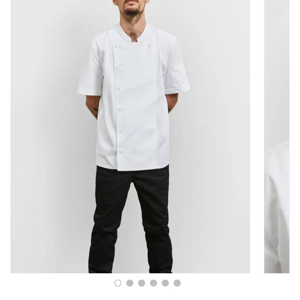 Men's Classic White Chef Shirt